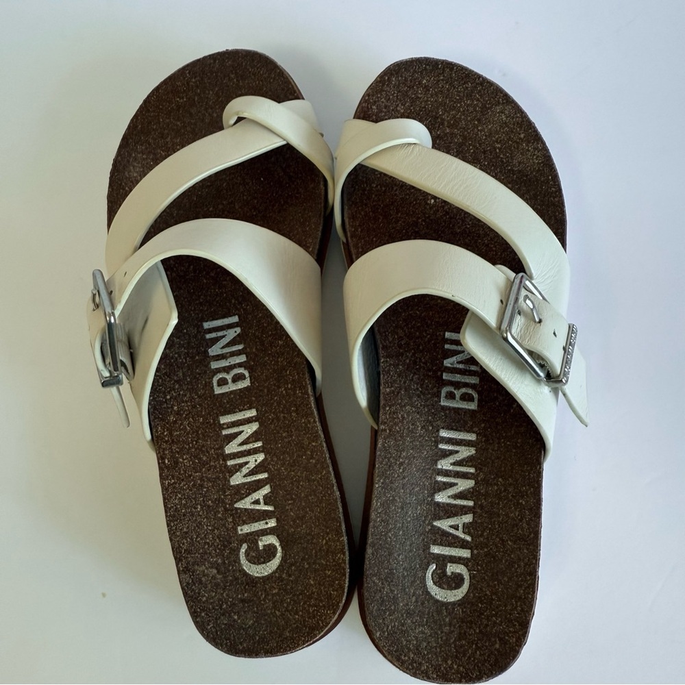 Gianni Bini White Sandals - Picture 7 of 8
